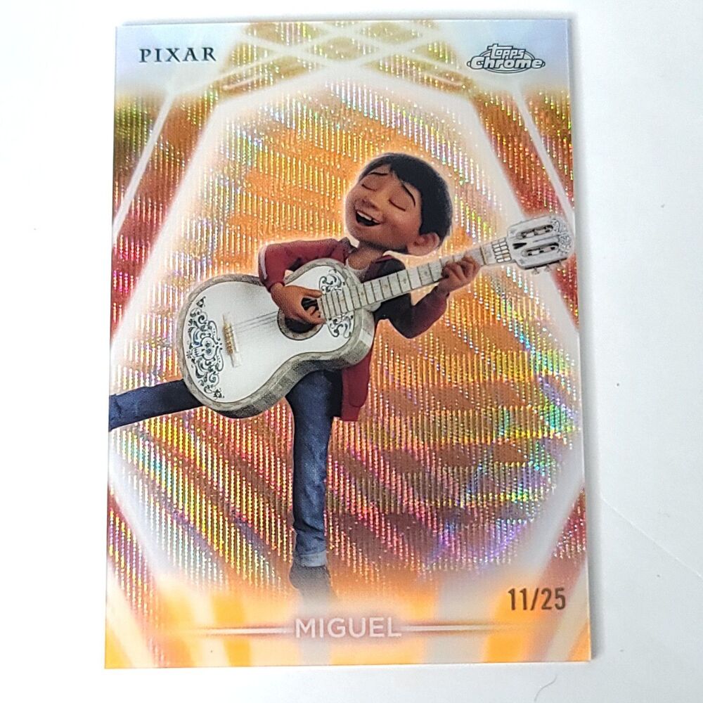 Miguel 2026 Topps Disney Neon Etch Orange Shimmer CNE 11/25